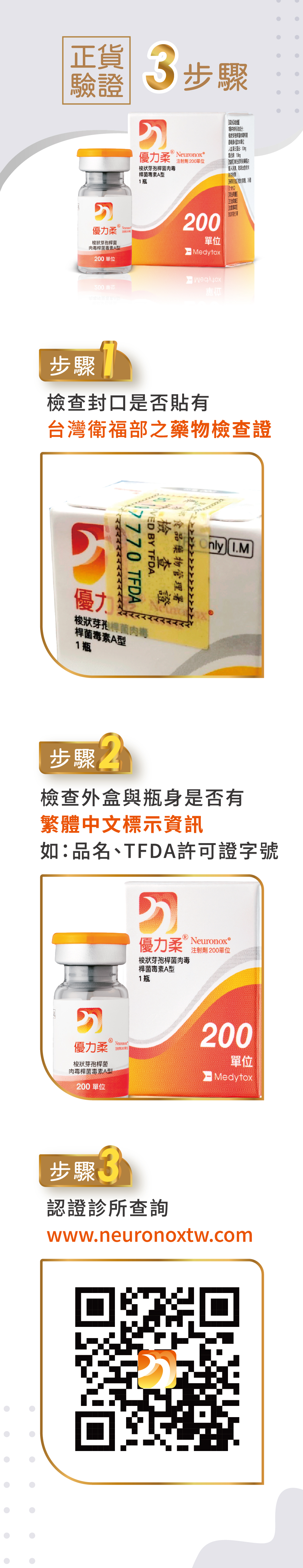 正貨驗證三步驟